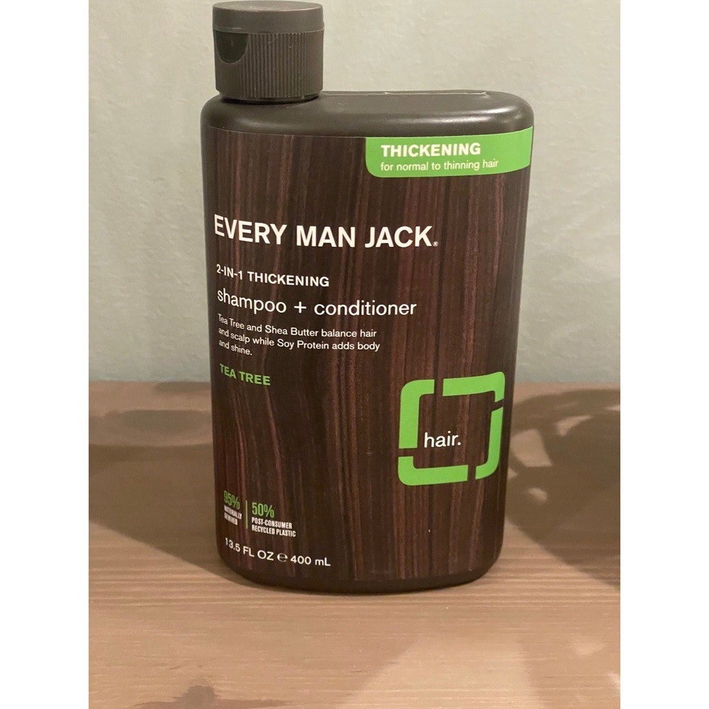 Every Man Jack 2 in 1 Shampoo- Thickening-‎ New